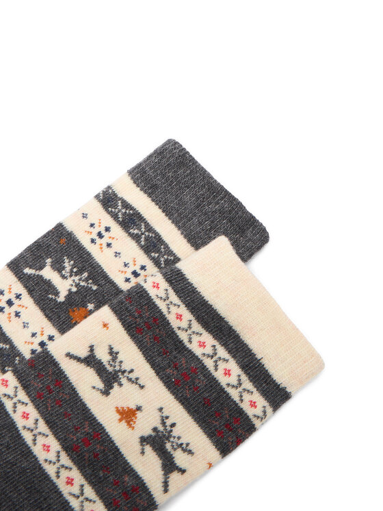 GINO ROSSI Dlouhé ponožky GINO ROSSI CEO_BR_GR_003_W_AW25 (2 PACK) Barevná