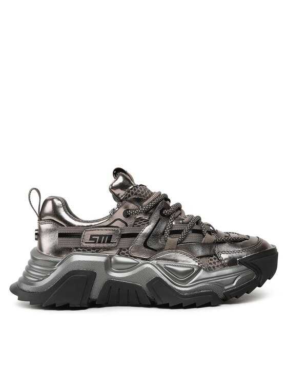 Steve Madden Sneakers Steve Madden Kingdom Sneaker SM11002519 SM11002519-733 Argintiu