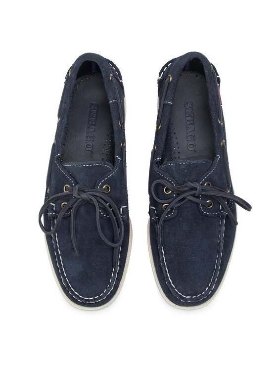 Sebago Mocassini Sebago Docksides Portland Suede 7000G90 Blu scuro