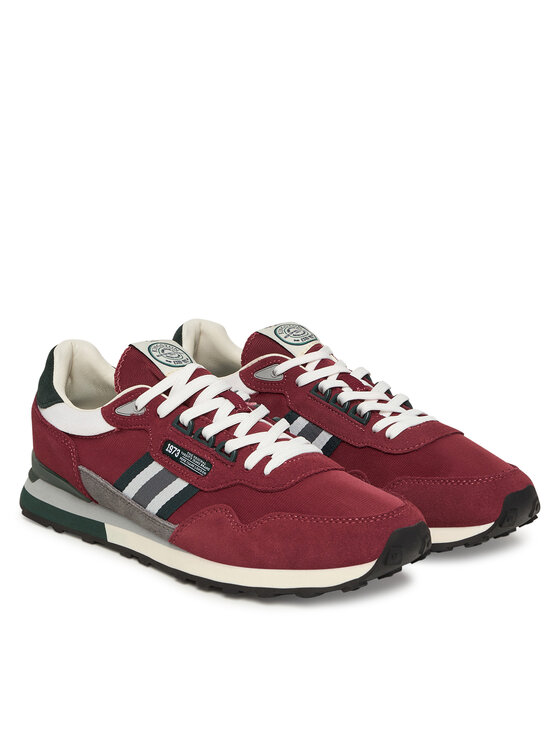 Pepe Jeans Tenisice Pepe Jeans Kingston College M PMS400010 Tamnocrvena