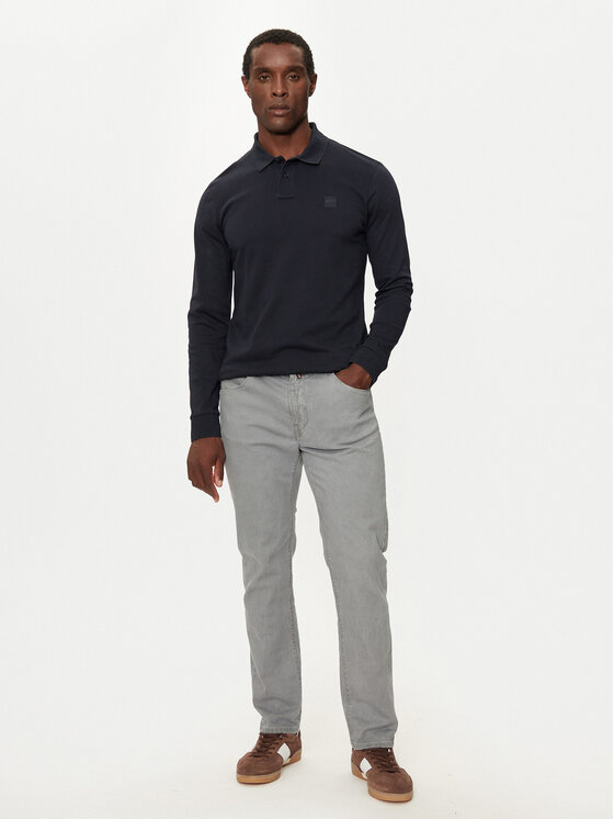 BOSS Boss Поло Passerby 50507704 Cиній Slim Fit