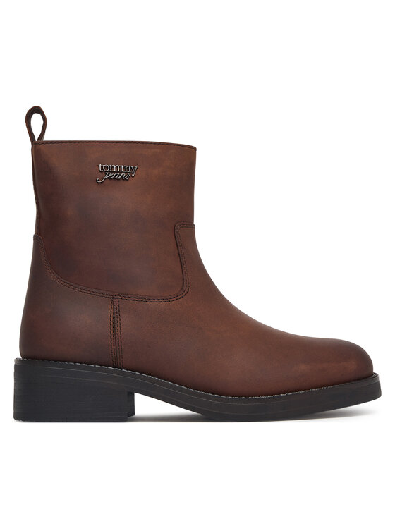 Tommy Jeans Aulinukai Tommy Jeans Tjw Soft Sole Chelsea Boots Lth EN0EN03080 Ruda