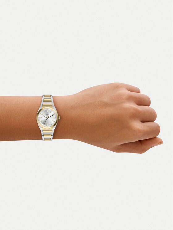 Fossil Zegarek Fossil Everett Small ES5494 Srebrny