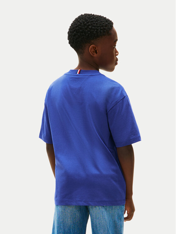 Tommy Hilfiger Tommy Hilfiger Camiseta Essential Archive KB0KB09646 D Azul Regular Fit