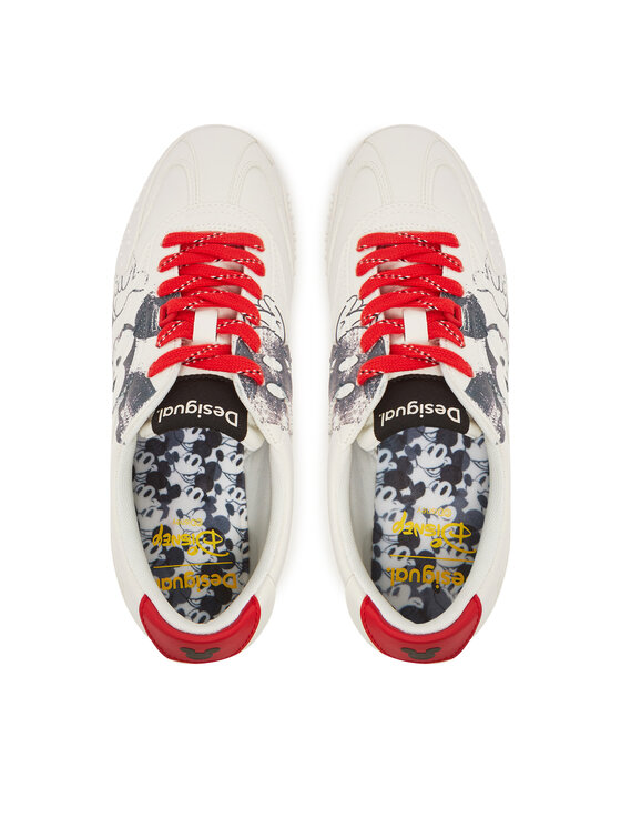 Desigual Sneakersy Desigual 25SSKP06 Biela