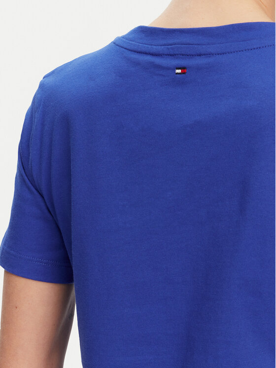 Tommy Hilfiger Tommy Hilfiger T-shirt WW0WW45522 Plava Regular Fit