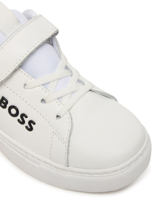 BOSS Sneakersy BOSS J52824 D Bílá