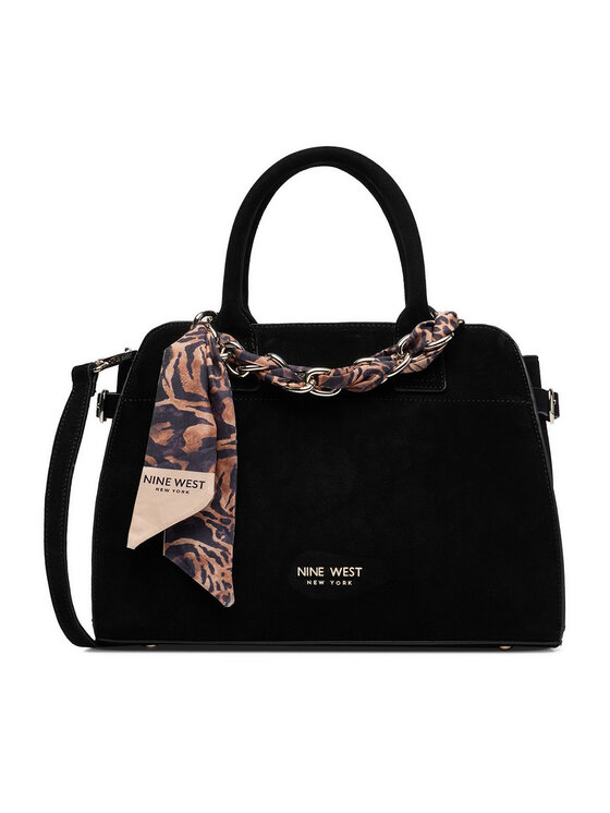 Nine West Дамска чанта Nine West EO-WHISPER LUXE-LDA9422A Черен