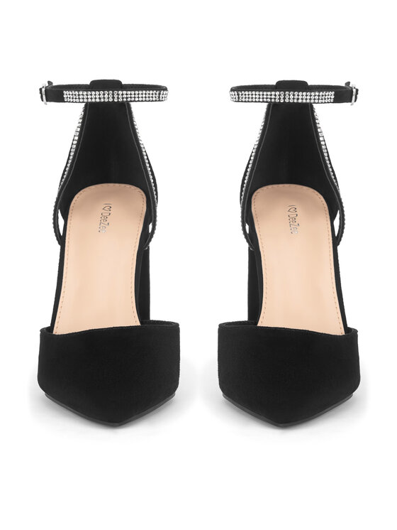 DeeZee Czółenka DeeZee WSS20601-01 Czarny