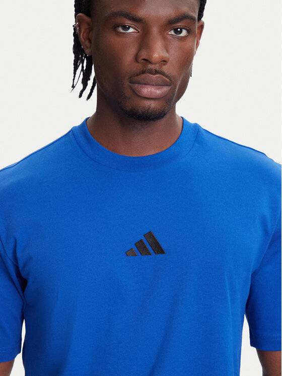 adidas adidas Póló Essentials Small Logo JF1094 Kék Regular Fit