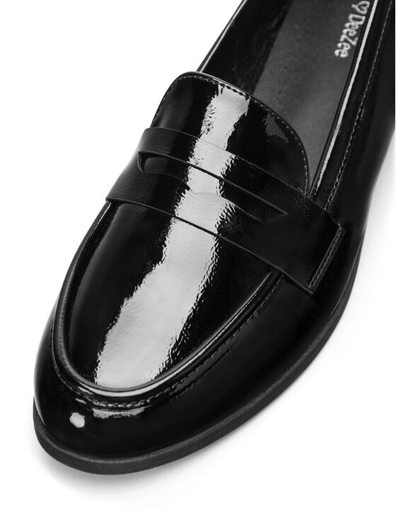 DeeZee Мокасини DeeZee WS270205-12 Черен