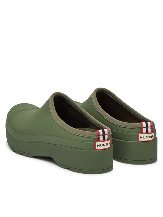Hunter Гумові чоботи Hunter Play Clog MFF9052RMA Зелений