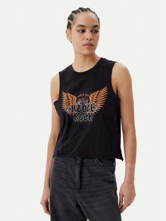 Noisy May Noisy May Top Rebel 27034002 Nero Oversize