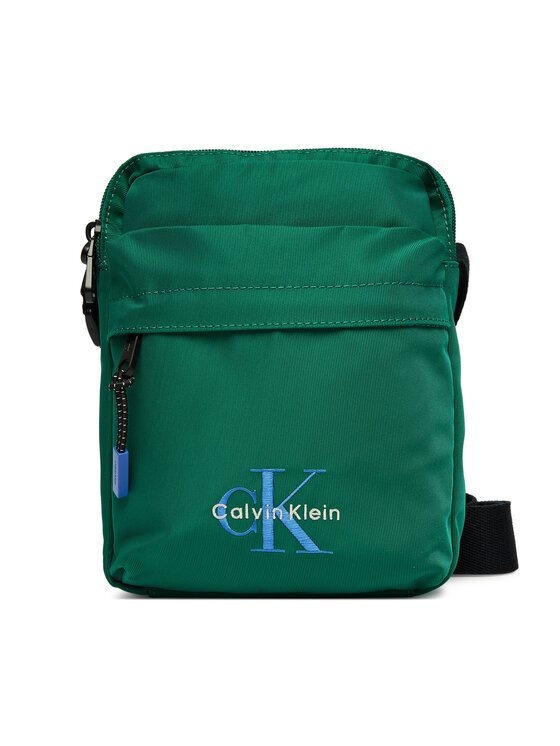 Calvin Klein Taška cez rameno Calvin Klein Bold Reporter LV04D3421G Zelená
