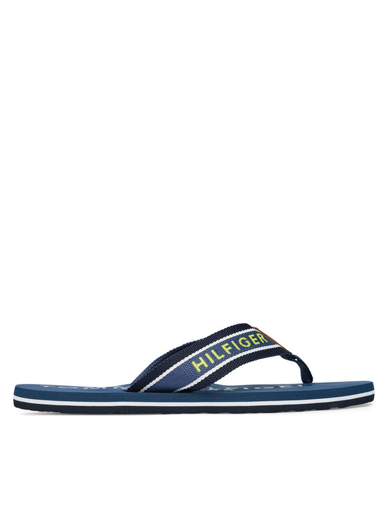 Tommy Hilfiger Žabky Tommy Hilfiger Sporty Hilfiger Beach Sandal FM0FM05805 Modrá