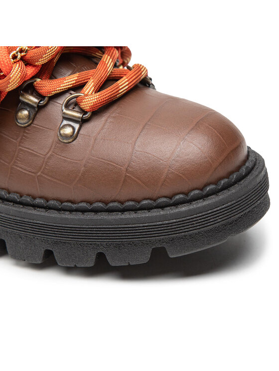 PINKO Outdoorová obuv Pinko Zenzero Scarpa AI 22-23 BLKS1 1H2134 A07K Hnedá