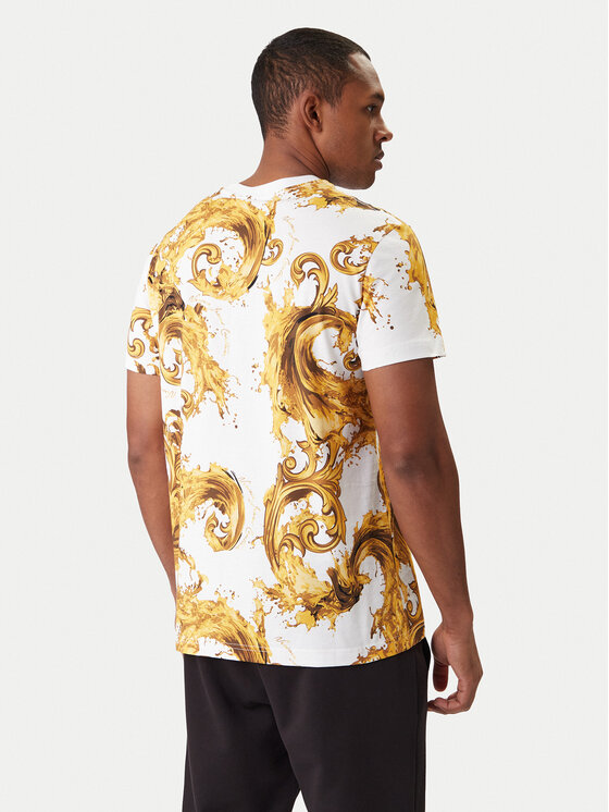 Versace Jeans Couture Versace Jeans Couture Camiseta 80GAH6S0 JS543 Blanco Regular Fit