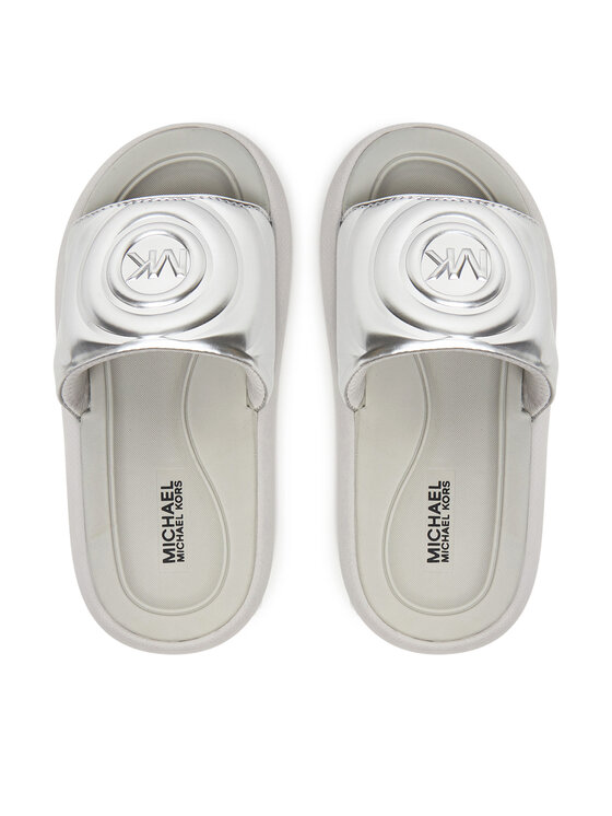 MICHAEL Michael Kors Шльопанці MICHAEL Michael Kors MK01421040 Срібний
