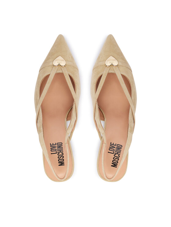 LOVE MOSCHINO Туфлі LOVE MOSCHINO JA10186G1PJA0105 Бежевий