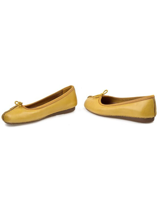 Clarks Ballerine Clarks Freckle Ice 203589414 Giallo