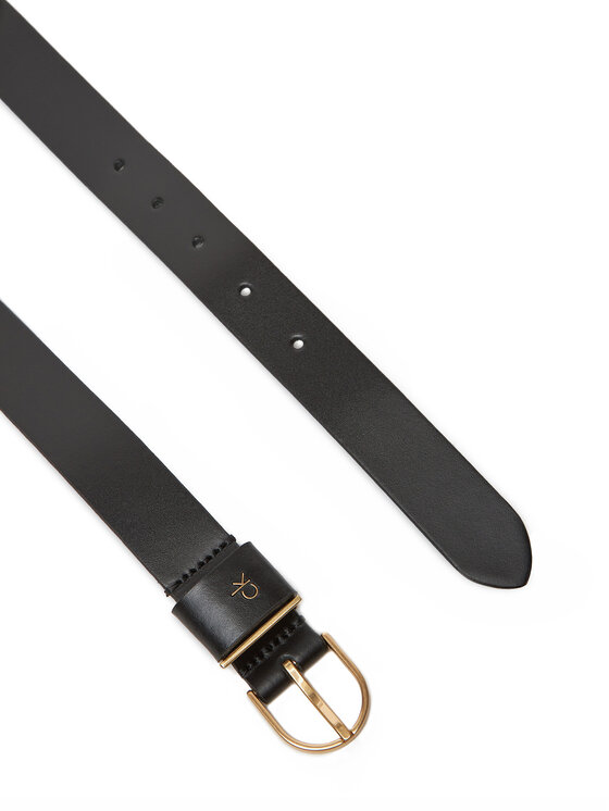 Calvin Klein Sieviešu josta Calvin Klein Ck Metal Loop Round Buckle 25Mm LV04F7039G Melns