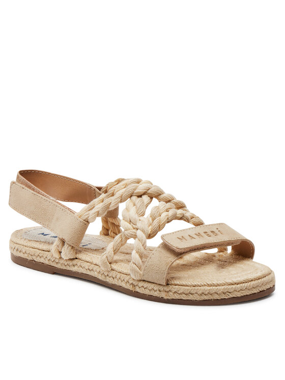 Manebi Еспадрильї Manebi Sandals V 0.4 Y0 Бежевий