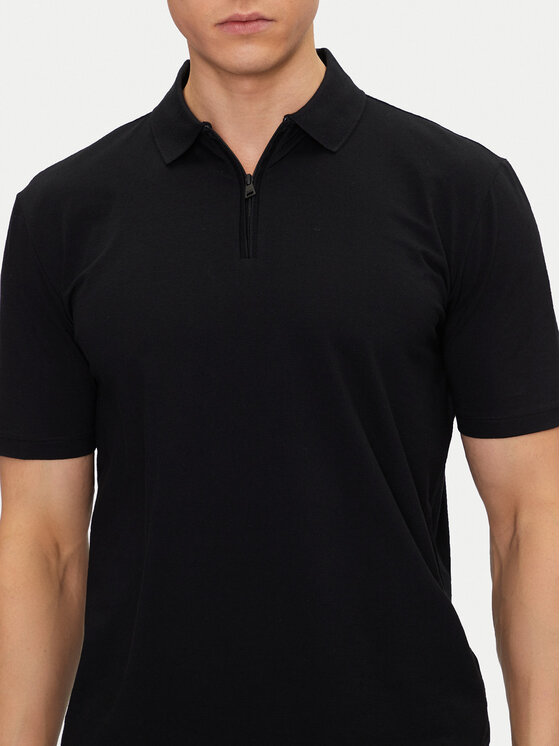 HUGO HUGO Поло Dekok233 50543368 Чорний Regular Fit