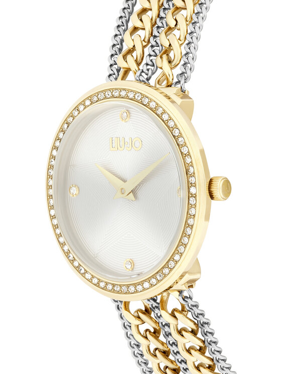 Liu Jo Ročna ura Liu Jo Chains TLJ2412 Srebrna