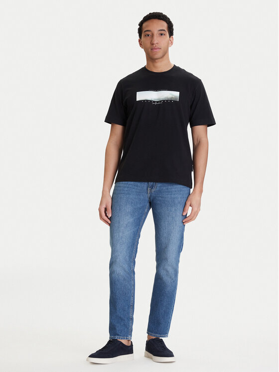 Jack & Jones Jack & Jones Camiseta Fusion 12289870 Negro Relaxed Fit