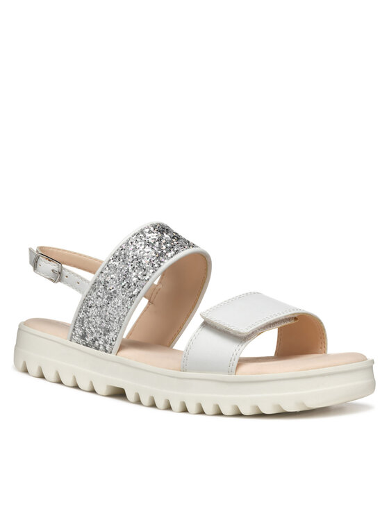 Geox Sandali Geox J Coralie Gir J556EA 0BCEW C1Z1N M Bianco