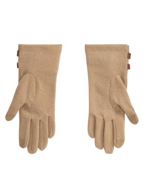 LAUREN RALPH LAUREN Mănuși de Damă LAUREN RALPH LAUREN 454P23589002 Bej închis