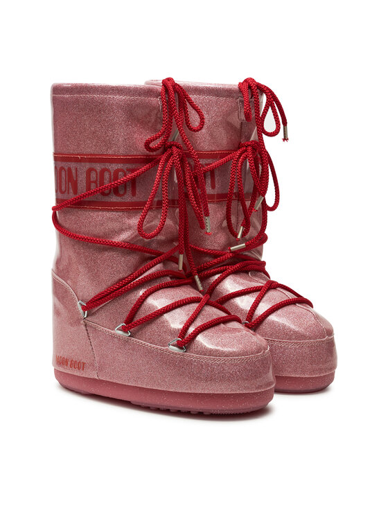 Moon Boot Škornji za sneg Moon Boot Icon Junior Glitter 80D3400290 Roza