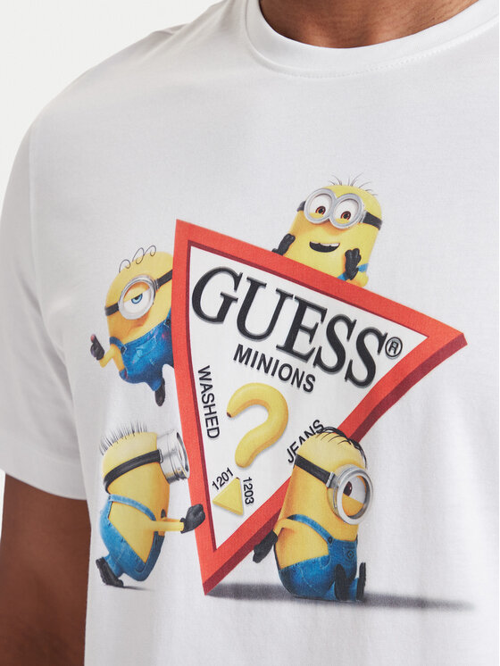 Guess Jeans Guess Jeans Футболка M6YI84 K6412 Білий Regular Fit