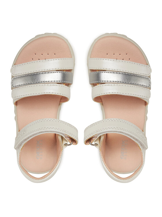 Geox Sandali Geox J Sandal Haiti Girl J458ZD 000NF C0459 M Bianco