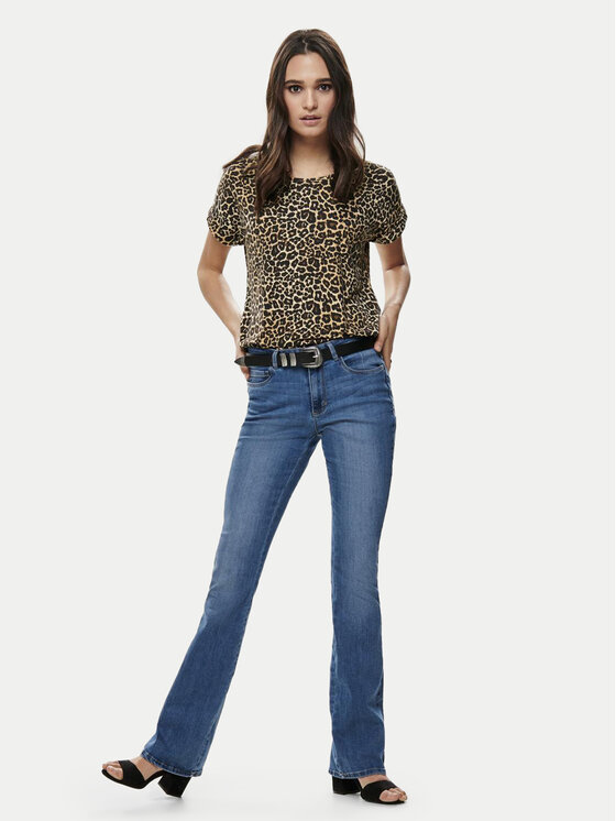 ONLY ONLY Футболка Moster 15182852 Коричневий Regular Fit