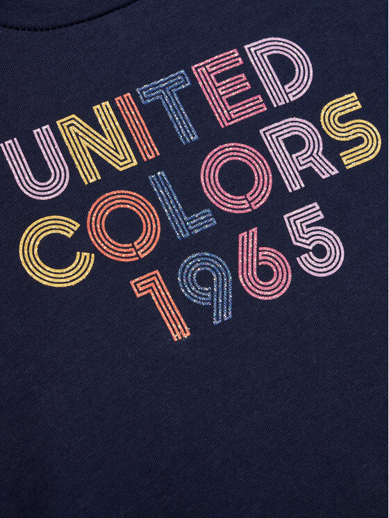 United Colors Of Benetton United Colors Of Benetton T-Shirt 3I1XC1527 Σκούρο μπλε Regular Fit
