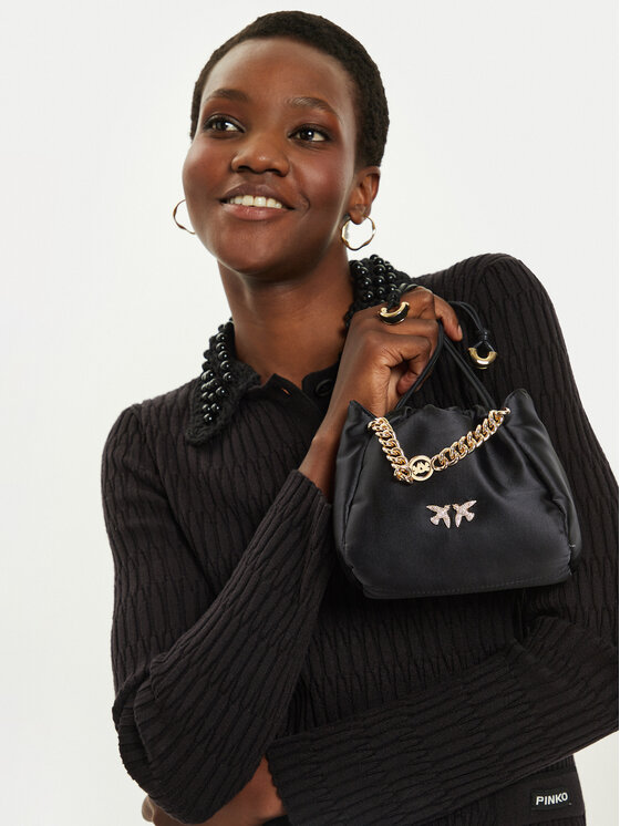 PINKO Torebka Pinko Atalanta Pouch . AI 24-25 PLTT 103534 A1WB Czarny