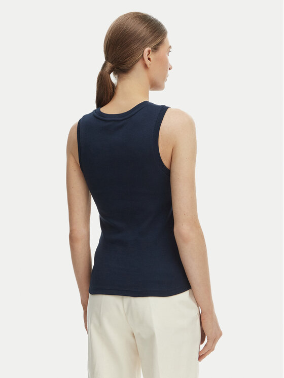 Tommy Hilfiger Tommy Hilfiger Top WW0WW47806 Azul marino Slim Fit