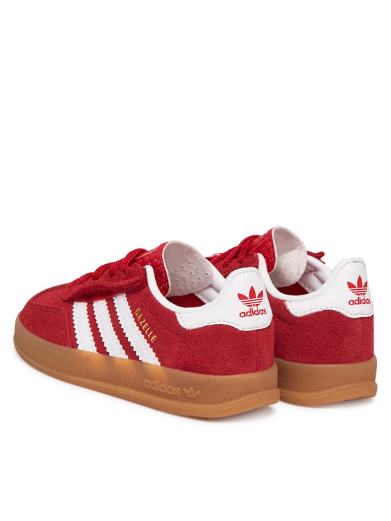 adidas Снікерcи adidas Gazelle Indoor Comfort Closure Elastic Lace IH9132 Червоний
