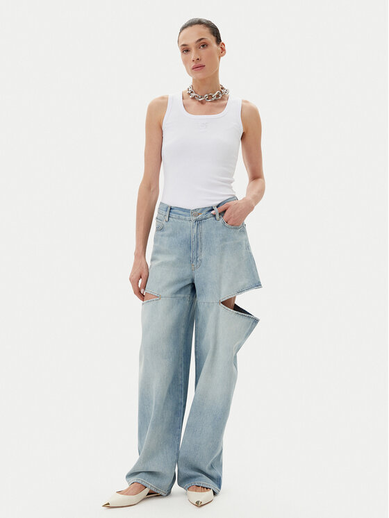 PINKO PINKO Top 100807 A2OF Z04 Bela Regular Fit