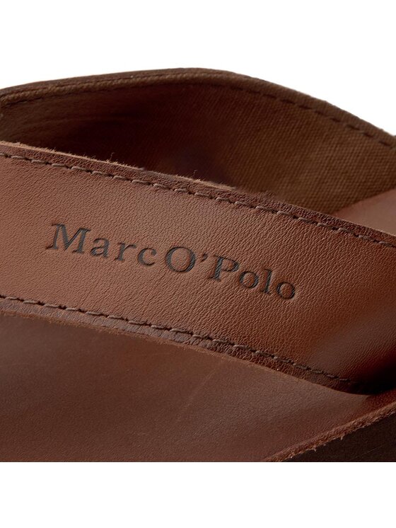 Marc O'Polo Šlepetės per pirštą Marc O'Polo 703 23691002 102 Ruda