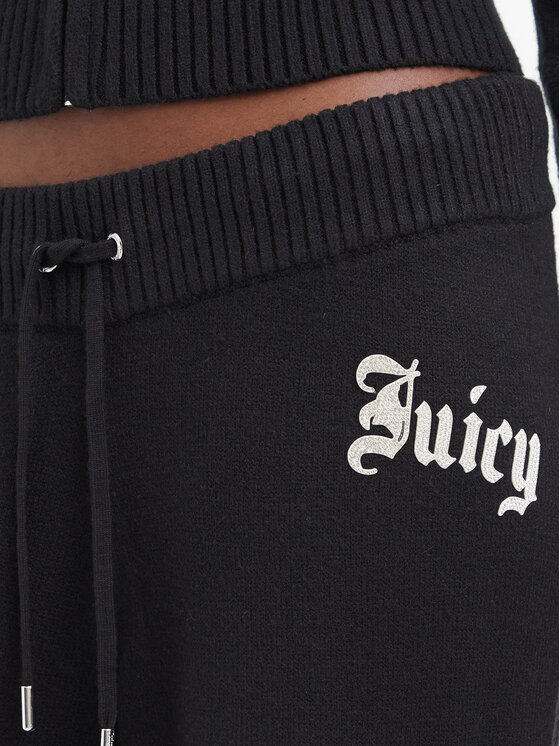 Juicy Couture Juicy Couture Pantalón de punto JCWBJ226310 Negro Relaxed Fit