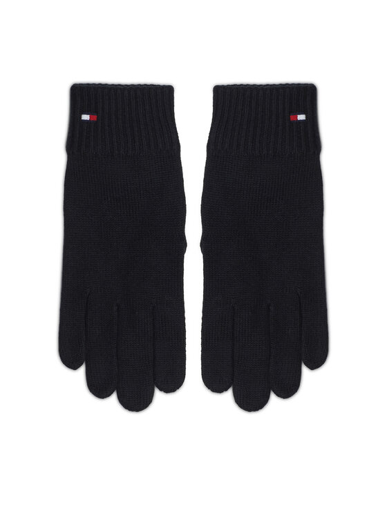 Tommy Hilfiger Dámské rukavice Tommy Hilfiger Essential AW0AW16435 Černá