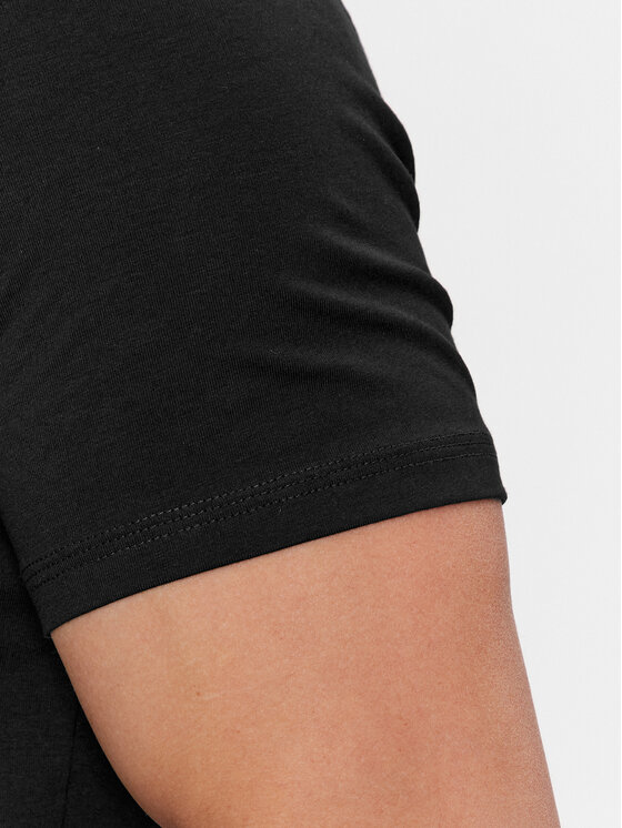 Guess Guess Футболка Caleb U97M00 KCD31 Чорний Slim Fit