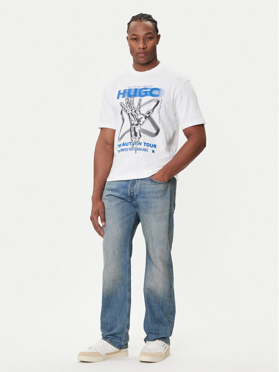 HUGO HUGO Camiseta Nopix 50543494 Blanco Regular Fit