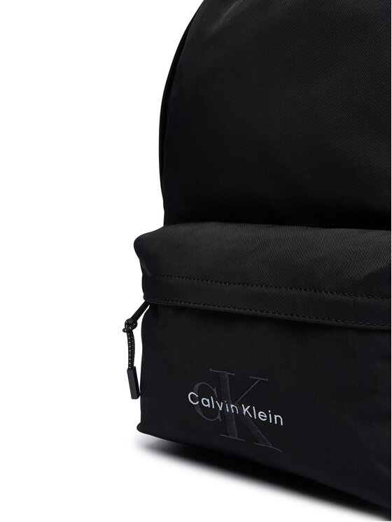 Calvin Klein Jeans Mugursoma Calvin Klein Jeans Solid Monologo Backpack IU0IU00731 Melns