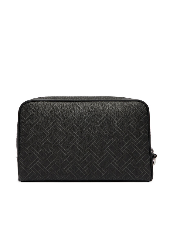 Tommy Hilfiger Geantă pentru cosmetice Tommy Hilfiger Th Flag Monogram Pouch AM0AM14146 Negru