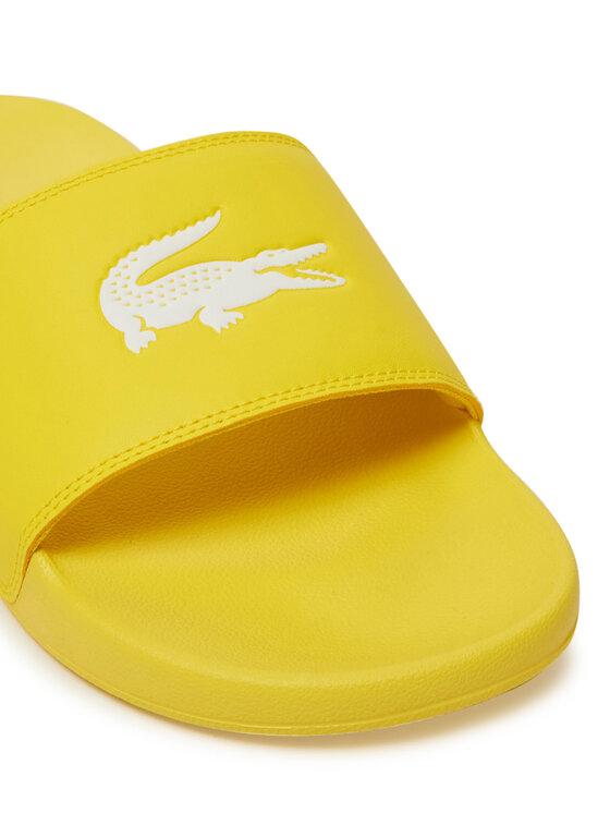 Lacoste Чехли Lacoste Serve Sliders 7-49CMA0041 Жълт