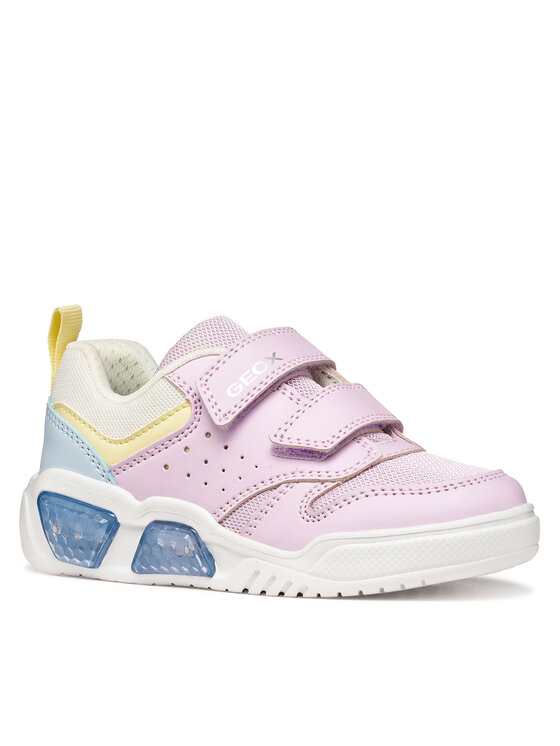 Geox Tenisice Geox J Illuminus Girl J55HPA 014BU C8RM4 M Ružičasta