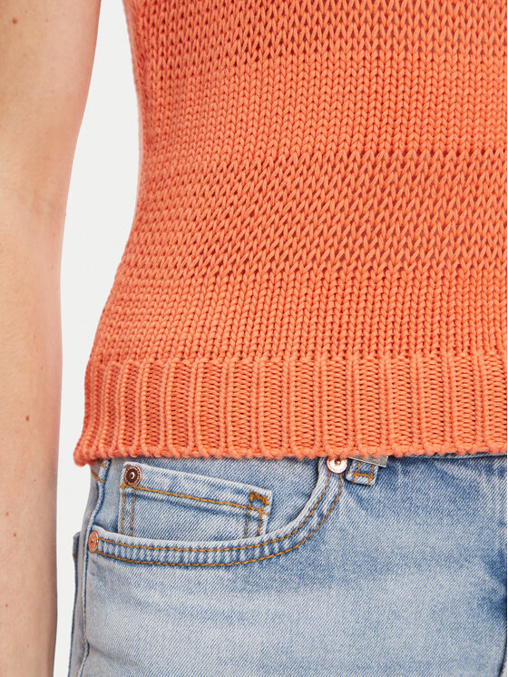 United Colors Of Benetton United Colors Of Benetton Top 1898DH018 Oranžna Relaxed Fit